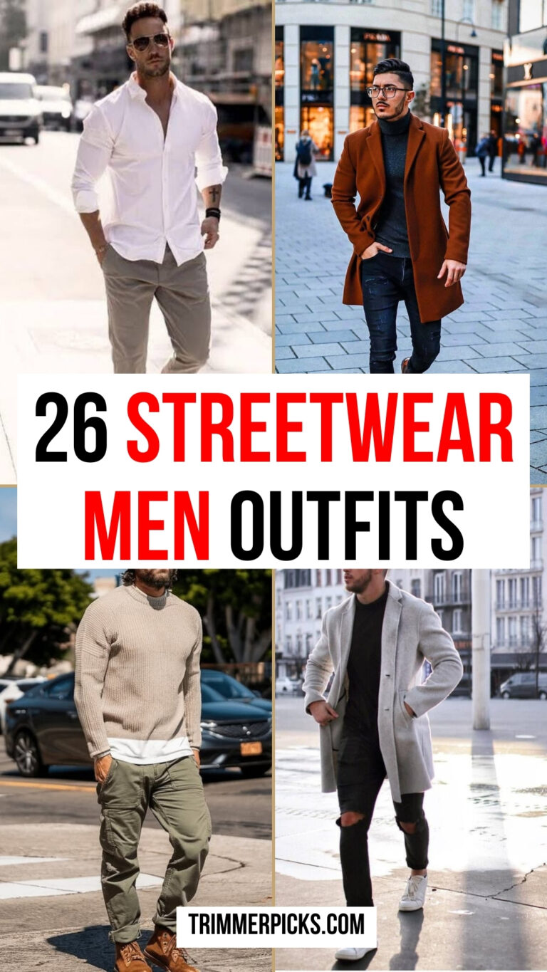 26 Streetwear Men Outfits for 2026 – Trimmer Picks